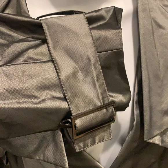 Kenneth Cole New York Metallic Trench Coat - Picture 7 of 12